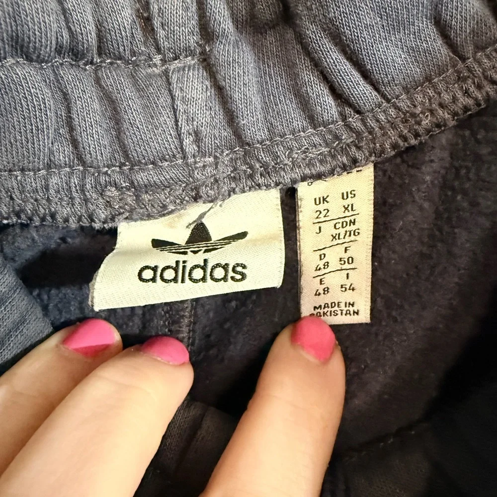 Adidas Originals Trefoil Slate Blue Fleece Joggers Men’s XL